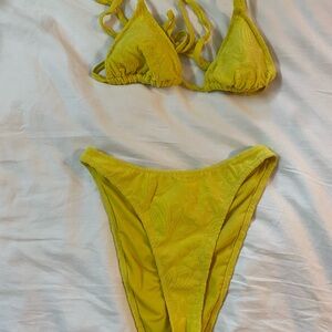 Aerie Bright Yellow Bikini Set